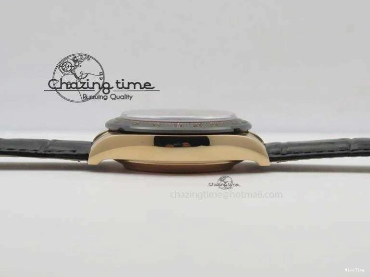 MiroTime 0315 Daytona 116515 Noob 1:1 Best Edition RG Black Dial On Black Leather Strap A NewStyle 3789